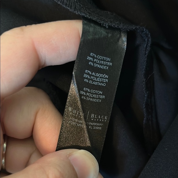 White House Black Market Women's Black Shorts Size 10 - Picture 6 of 6